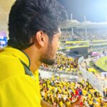 Mani Chandra Instagram – All the best CSK 💛🥳!!!!! 
Missing this match here in chepauk stadium🤷🏻‍♂️
#csk #iplchennai Chepauk Stadium