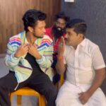 Mani Chandra Instagram - With this man himself😂 #nakku And yes it was my edit for comalies and choreography for cooks in #cookwithcomali seeson 4🥳 All the best team ❤️ EVP Film City