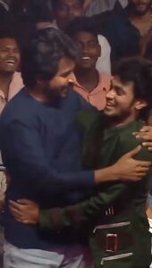 Mani Chandra Instagram - Thank you so much @sivakarthikeyan
Anna  for sharing those words ❤️😍
As I told , it was an amazing experience performing infront of Siva anna for his songs and dialogues 🥳❤️

Edit :- @karthik_shriram ❤️

#don #sivakarthikeyan #manichandra #mani