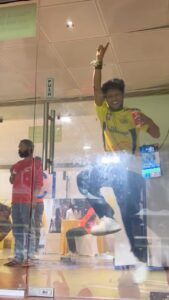 Mani Chandra Instagram - Enjoying every moment of IPL 🔥😍
VC :- @surya_dbi1693 ❤️
#csk #ipl #chennaiipl #cskvsdc #mani #manichandra