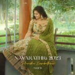 Manisha Eerabathini Instagram - Navarathri Day 9 💚 Happy Dasara! Last song dropping tomorrow! 5 original songs, 5 different relationships and 1 big family ❤️ A @vedom.art production @iamarjunumashankar @sataghni_official @_vinodvincent @fleecee_couture @petalsbyswathi @eptworld @maruthi_editor Hyderabad