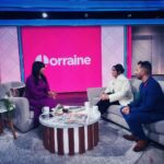 Manisha Koirala Instagram - Yesterday ITV1 @Lorraine morning show with @doctoramirkhan Gp raising awareness on ovarian cancer n importance of preventive lifestyles !!