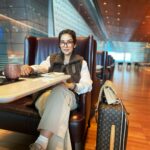 Manisha Koirala Instagram - Comfortable in my skin.. #lonetraveller #freespirit #lovetravel Hamad International Airport