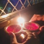 Manjima Mohan Instagram - Let your light shine bright always❤️ Wishing a wonderful and safe Diwali from us to you all ✨️