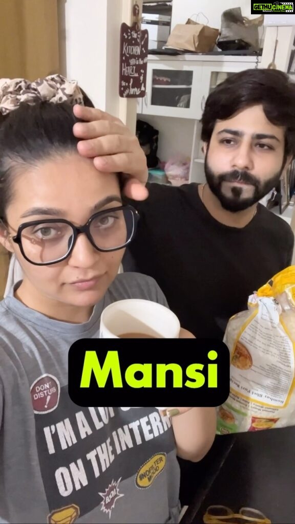 Mansi Srivastava Instagram - That one NRI vlogger 🤓 Just for fun 😀😅 Ps : we love all types of content