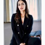 Manushi Chhillar Instagram - Suited up 🖤🖤