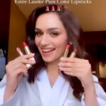 Manushi Chhillar Instagram - Welcome to my #PureColor lipstick wonderland! 💄 From fierce reds to flirty pinks and everything in between, #PureColor has 30 high-performance shades in #creme and #matte finishes for every mood and occasion that can last for 10 hours! 💕 Discover your new go-to lip color and #LeaveYourMark 💋 #EsteeLauder #EsteeLauderIndia #EsteeGlobalBrandAmbassador