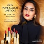 Manushi Chhillar Instagram - Excited to share with you, the NEW #PureColor Lipsticks are now available in India ❤️ Long-lasting, striking colors made to match your every move! In 30 statement-making shades that flatter all, #PureColor #Lipstick is your go-to when you're ready to #LeaveYourMark. #EsteeLauder #EsteeLauderIndia #EsteeGlobalBrandAmbassador
