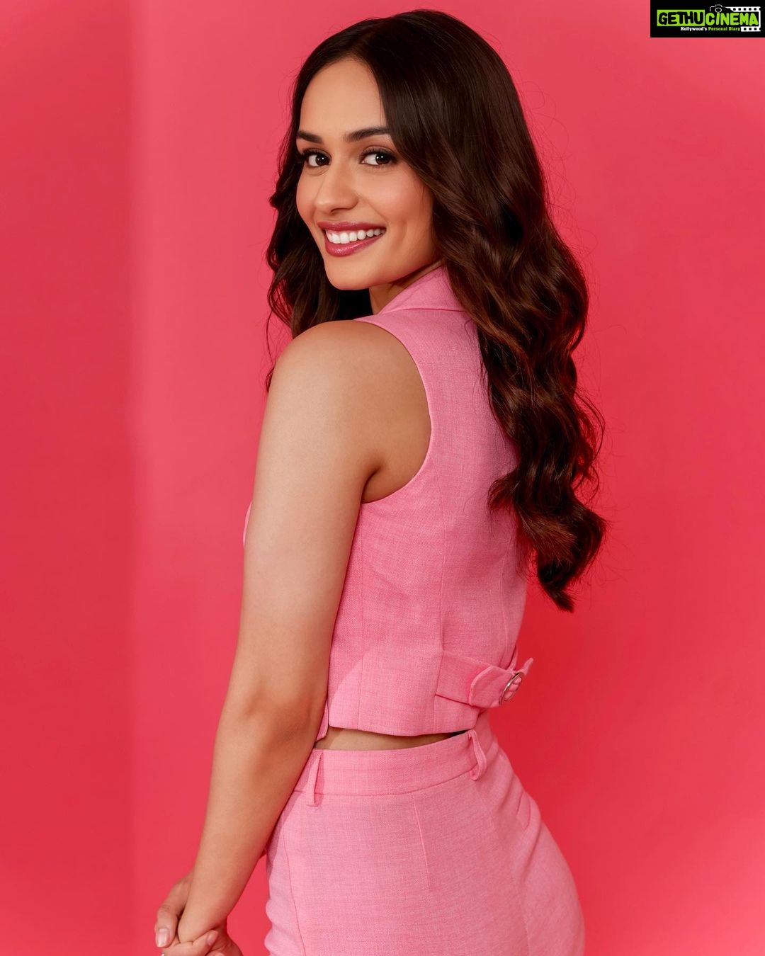 Manushi Chhillar Instagram - Pink Power!