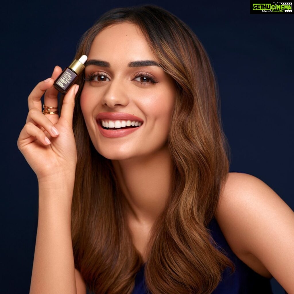 Manushi Chhillar Instagram - It’s surreal to think I started my journey with Estée Lauder just 1 year ago with the Advanced Night Repair campaign. Since the time I have discovered the #AdvancedNightRepair serum and its 7 powerful benefits, I don’t think I can ever skip this part of my skincare routine 😍 And now being associated with the brand that I not only love but strongly advocate, is a dream come true! ❤ #Throwback #EsteeGlobalAmbassador #EstéeLauderIndia