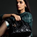 Manushi Chhillar Instagram - My date with the Dior Toujours🖤🖤 @Dior #DiorAW23​ #Diortoujours Styled by @sheefajgilani Shot by @frontrowgypsy