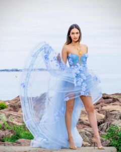 Manushi Chhillar Instagram - 🦋🦋🩵🩵

Outfit - @nedrettaciroglu
Jewellery- @tuluaindia
Footwear - @giuseppezanotti
Styled by - @sheefajgilani 
Team - @astha_kothari @sabrinawhite98 @everythingsanch @kanishka.__