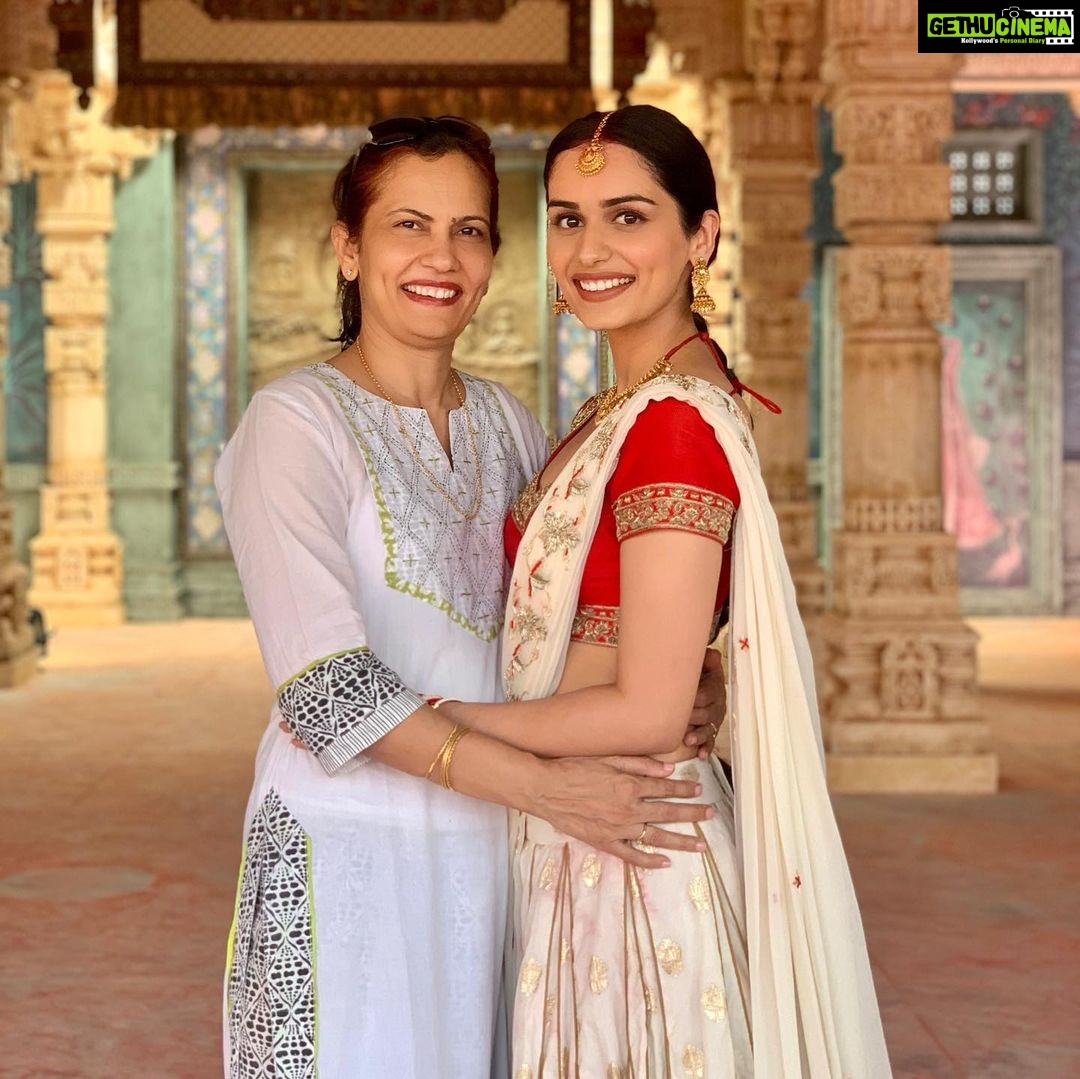 Manushi Chhillar Instagram - Happy birthday to my soulmate, best friend and mentor 🥳🥳 Thank you for all the love and strength ma ❤️❤️