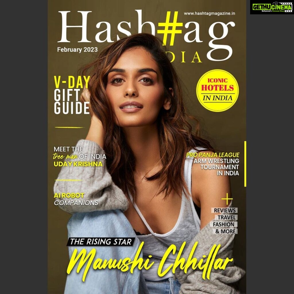 Manushi Chhillar Instagram - Bollywood's rising star and Miss World 2017 - @manushi_chhillar gets candid with Hashtag Magazine. Download our Feb-23 issue of the @hashtagmagazine.in to know more about this captivating beauty Credits: Photos: @taras84 Styled by: @shaleenanathani #digitalmagazine #febuaryedition #manushichhillar #manushichillar #lifestylemagazine #valentinesday #travel #fashion #airobot #magazine #manushi #missworld #missworld2017 #magazinecover #hashtagmagazine