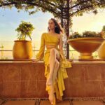 Manushi Chhillar Instagram - Sunset paints thy sky 🌇