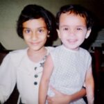 Manushi Chhillar Instagram - Me obsessing over makeup and @dewangana_chhillar obsessing over playing mom since ♾ Happy Birthday 🥳🥳 Sending all my love to the best sister ❤️❤️ The kindest, sweetest and most loving ❤️❤️ (This post is a day late)