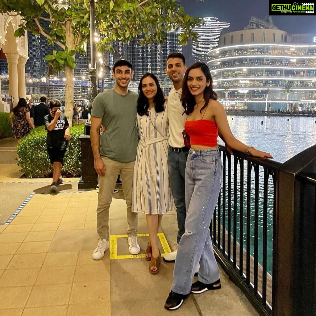 Manushi Chhillar Instagram - Here’s to the most centered of us all ❤️❤️ Happy Birthday @tejeshwarsingh10 🥳🥳 Wishing you all the love and joy ❤️❤️ #BestSiblings #BestFriends