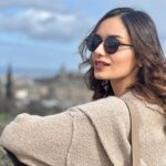 Manushi Chhillar Instagram - Reign-y day in #Edinburgh 🏰 Edinburgh Castle, Scotland