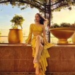 Manushi Chhillar Instagram - Sunset paints thy sky 🌇