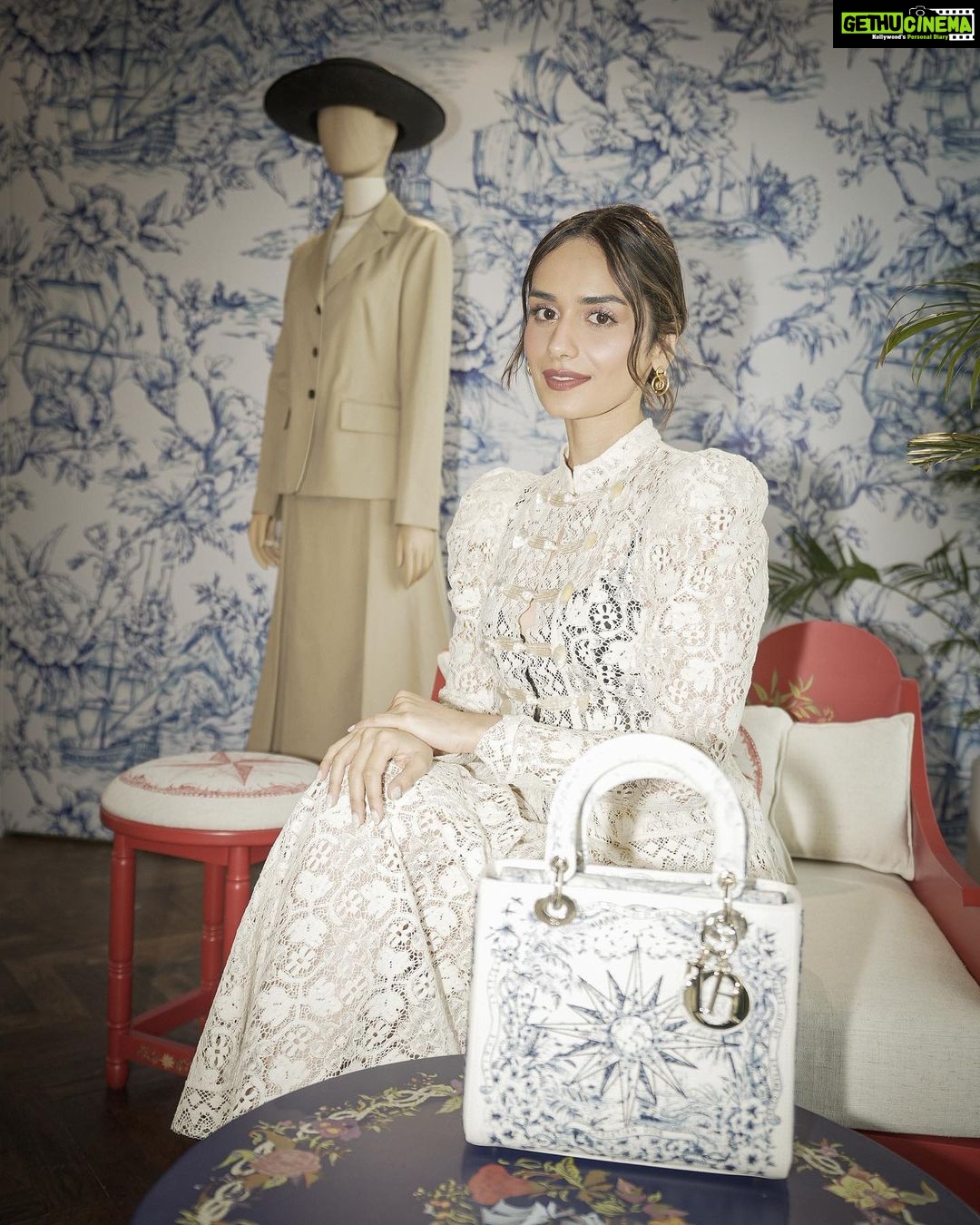 Manushi Chhillar Instagram - My day at the #DiorCruise23 💙 @dior