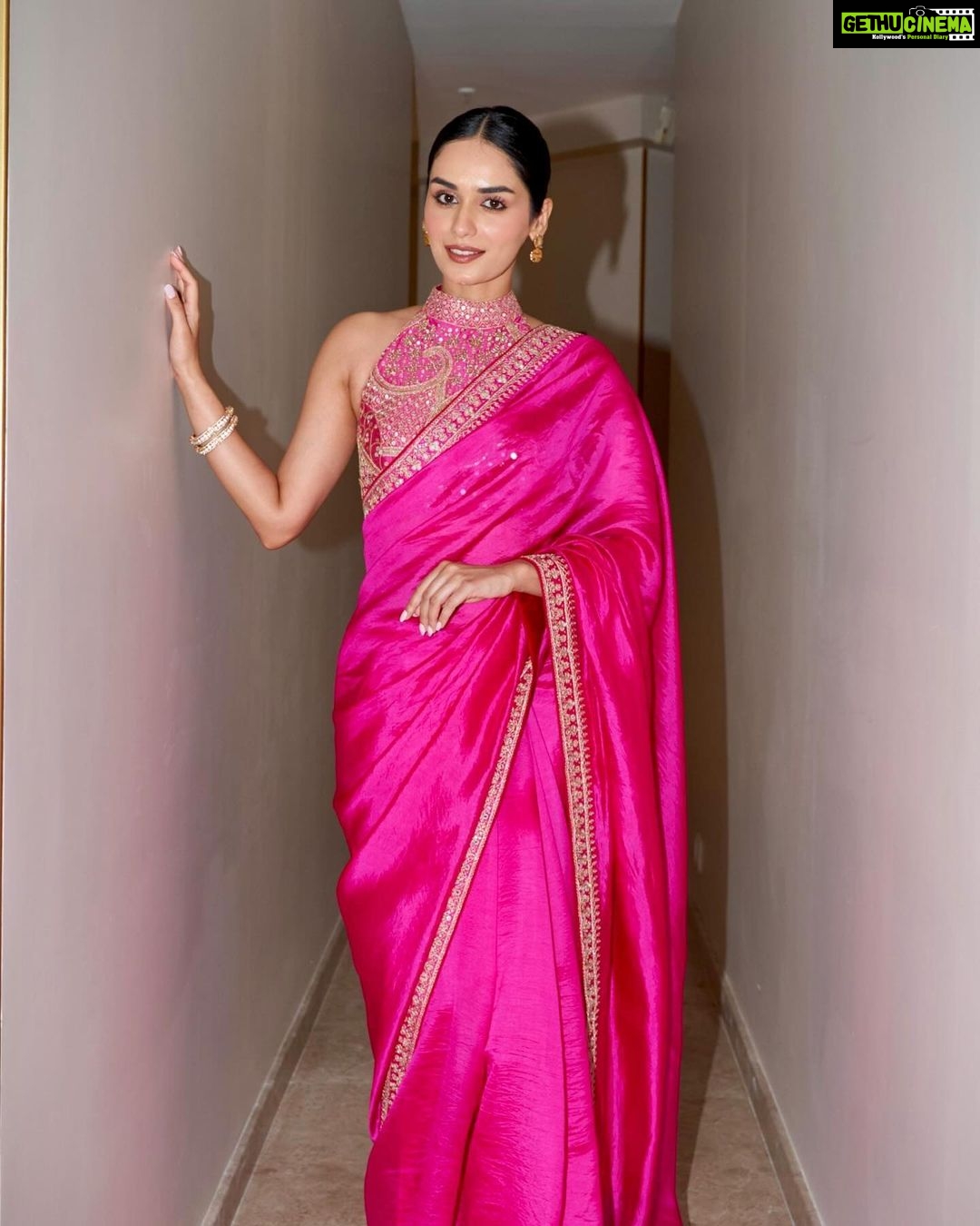 Manushi Chhillar Instagram - 🩷🩷 @mumbaifilmfestival ready!