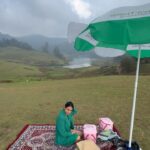 Manvita Kamath Instagram - Great Trails really knows how to create a paradise-like picnic experience in Kodai. Thank you, Great Trails, for arranging such a memorable and picturesque picnic in Kodai! 🌳🧺🌞 #ParadiseInKodai @greattrailsbygrt @arunraj_grt 🍀🍀