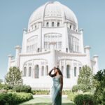 Mareena Michael Kurisingal Instagram - photos @visuals.by.shawn stylist @anooparavindh2020 Baha'ï Temple Chicago