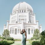 Mareena Michael Kurisingal Instagram - Pictures by @visuals.by.shawn Stylist @anooparavindh2020 Baha'ï Temple Chicago