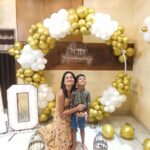 Maulika Patel Instagram – Celebration Of My Creators 
Mummy Pappa and My 2nd Parents My Kaka Kaki’s Happy Bearable 40 years of togetherness 😅🤗♥️

All I would like to say to both of you couples is to don’t stop loving or pampering me 😜

Love you My couples ♥️

Happy Anniversary Mummy Pappa ♥️ @brp_1959 @alkapatel924 🌸
Happy anniversary in advance kaka kaki ♥️ @sharad1675 @menayana123 🌸 Will miss you and come back really quick this time 🫶🏻

#40thanniversary #celebration #love #parents #family #bond #ilovemyblessedlife💕