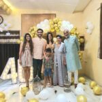 Maulika Patel Instagram – Celebration Of My Creators 
Mummy Pappa and My 2nd Parents My Kaka Kaki’s Happy Bearable 40 years of togetherness 😅🤗♥️

All I would like to say to both of you couples is to don’t stop loving or pampering me 😜

Love you My couples ♥️

Happy Anniversary Mummy Pappa ♥️ @brp_1959 @alkapatel924 🌸
Happy anniversary in advance kaka kaki ♥️ @sharad1675 @menayana123 🌸 Will miss you and come back really quick this time 🫶🏻

#40thanniversary #celebration #love #parents #family #bond #ilovemyblessedlife💕