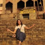 Maulika Patel Instagram - Wanna Go Back 💫 The Buddha mentioned Sarnath as one of the four places of pilgrimage. #blessed ♥️ P.c: @wanderwithaawara 📸 #sarnath #varanasi #buddhism #harhargange #mahadev #peace #places #vibes #love #travel #qualitytime #ilovemyblessedlife💕