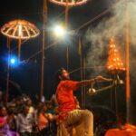 Maulika Patel Instagram – मग्न 💫

ॐ जय गंगे 🙏🏻♥️

There’s something about this evening aarti at Dashaswamedh Ghat in Varanasi where faith, fear, belief and humanity all come into one. The city spills into the river Ganga and right across it the evening lightens up with sounds of conch and bell and illumination of the thousands of diyas spreading light through the darkness of the night and the heart.
 
P.c: @banarasiya_ghumakkad 📸 
V.c: @wanderwithaawara 🎥 

#gangaaarti #banaras #varanasi #maaganga #feel #faith #vibes #positivity #dashaswamedhghat #ilovemyblessedlife💕