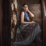Maulika Patel Instagram – “Unleash the allure of Ajrakh with our breathtaking sarees, designed to mesmerize and elevate your style. Made with utmost precision and care, our Ajrakh sarees are an ode to the rich cultural heritage of India.

Model :- @maulikapatel
Photography:- @zenithbanker_photography

 #AjrakhSaree #handloom #artisancrafted #heritagefashion #handicraft #handmade #ajrakh #saree #indianlook #ethnicwear