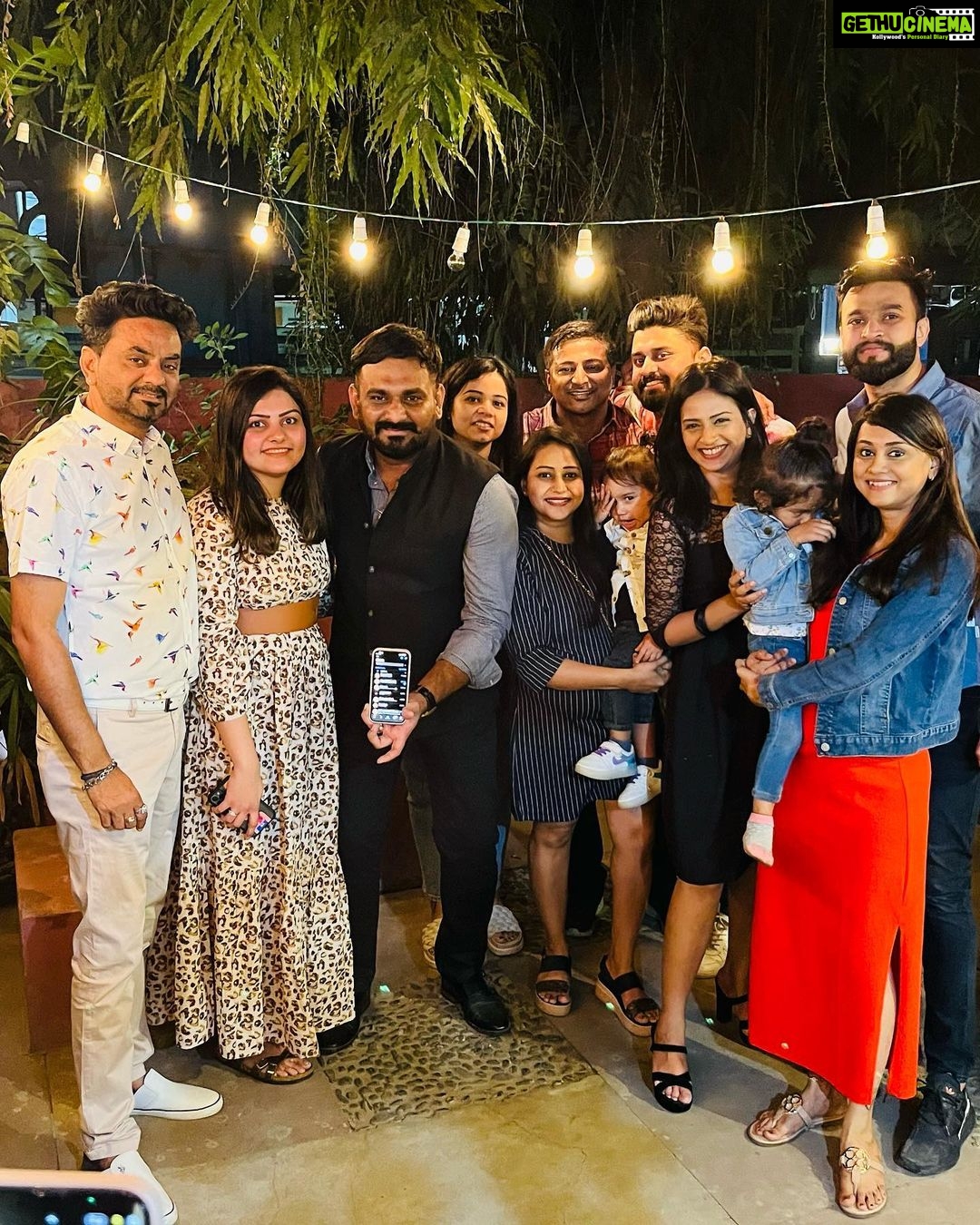 Maulika Patel Instagram - Happy birthday 🎂 To A person who always inspires ✨ Who is very loving and at the same time a complainant 😜 because he loves me a lot 🤗 Cheers to our love,Care,taunts and the most life time bond ♥️ Love you bhai 😘 @ruturaj31 🤗 More happiness to you 🌸🌸 Missed you @rachudesai8 bhabhi & the Missing Public 🥹 #birthday #party #gathering #friendship #foreverbond #love #life #ilovemyblessedlife💕