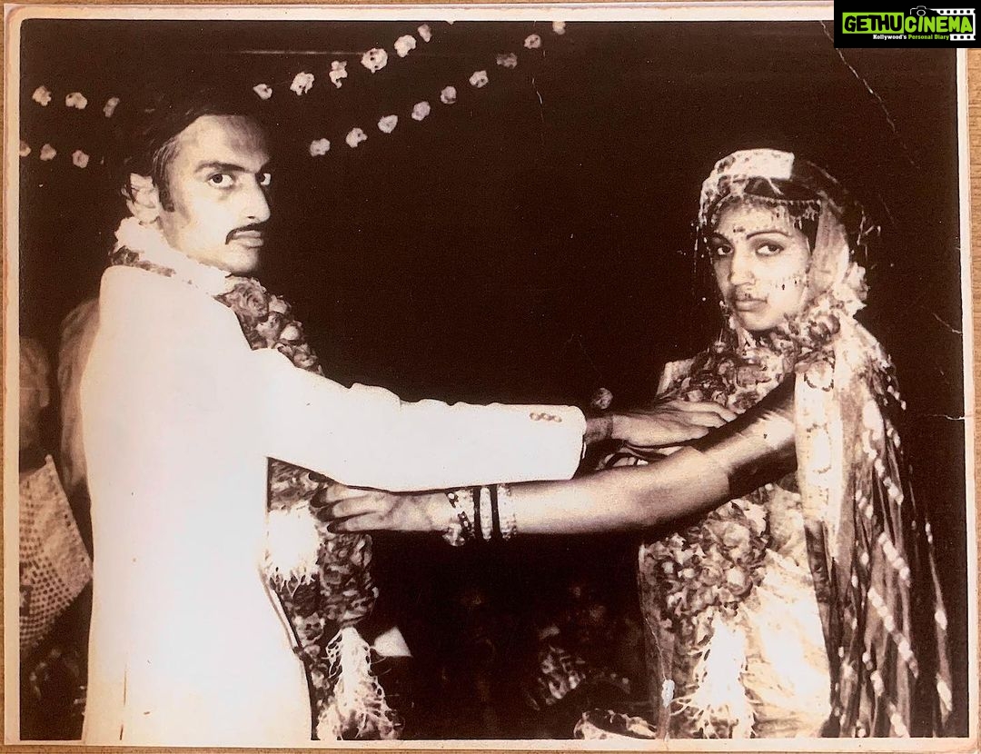 Maulika Patel Instagram - Wow, 40 years of being together! I meant to say 40 years of togetherness 😜filled with love, happy moments, unforgettable memories, the experience of living with or without each other, being each other's backbone without fail, and the occasional fights. How could any couple live without those? 😅 I'm truly proud of you two for setting such a magical example of a relationship and its importance. Everything changes with time, and your relationship has only gotten stronger with each passing day. Your arranged marriage has turned into a love marriage, and I'm so happy for you both. May you continue to be like this for the next 100 years together. It's a great pleasure to see both of you spending time with each other throughout the day, being each other's strength. On this day, I want to encourage both of you to live out the moments you may have missed in your younger years due to work or responsibilities. I love You both😘 Happy 40th anniversary Mummy Pappa ♥️♥️