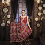 Maulika Patel Instagram - "Experience the magic of Ajrakh, as we unveil our captivating collection of sarees, handcrafted to perfection by skilled artisans. Adorned with mesmerizing patterns and vivid colors, our Ajrakh sarees are a celebration of the rich Indian cultural heritage. Model :- @maulikapatel Photography:- @zenithbanker_photography #ajrakhsaree #handcrafted #indianfashion #ethnicelegance #saree #indianlook #indiantradition #handicraft #handmade