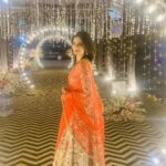 Maulika Patel Instagram - Our lagezz sangeet 💃🏻🕺🏼 One sentence for you which includes everything ♥️ “ तू यारों का यार है “ 🤗 I am so happy for your new beginning Darling ♥️ Love love & lots of love both of you 👩🏻‍❤️‍👨🏻 @pic671 @ridzz_271 💕 Wearing: @pratixa_ahmedabad 👗 @pratixapatel26 😘 #yaarkishaadi #sangeet #friendship #love #bond #bigday #destinationwedding #ilovemyblessedlife💕 Abu Road