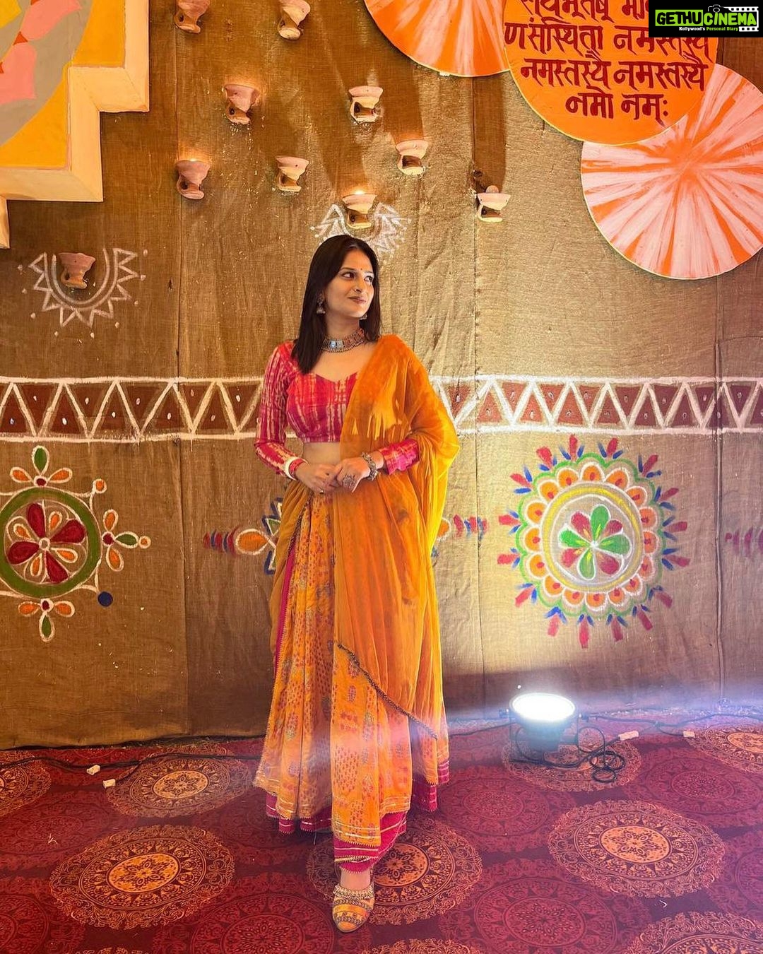 Maulika Patel - 637 Likes - Let me enjoy the navratri first thn i will post it😜 still collecting memories of this 9 days and already missing the melodies evenings 🫠
@thesherimandal it is 💫
I am grateful to Mataji that like every year, this year too she gave me a lot of strength so that I could play Garba with great pleasure and enjoy these 9 days. Just like this, May your love and blessings always remain with me.
I know I'm your favorite child and I never want to loose this connection.
જય અંબે ♥️
#jayambe #navratri #navratri2023 #indianattire #chaniyacholi #dance #folk #garba #favouritefestival #faith #love #garbanight #darshan #happiness #music #dholi #friends #besttime #ahmedabad #sherimandal #ilovemyblessedlife💕