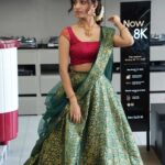 Meenakshi Raveendran Instagram - അവിട്ടം ദിനാശംസകൾ🌸💐🌺 വസ്ത്രാലങ്കാരം: @tiana_designers ആഭരണങ്ങള്‍: @krishna_fallalery