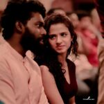 Meenakshi Raveendran Instagram - 1st picture: #antonythadikkaran to #yahoomessengergirl :- ശോഭ ചിരിക്കുന്നില്ലെ? 2nd picture: I need someone who looks at me like the way #antonythadikkaran looks at the #yahoomessenger girl even if he is surrounded by superstars. Be like Antony. #mehfil#audiolaunch#newmovie 📸@shafeeqphotography BTH Sarovaram