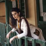 Meenakshi Raveendran Instagram - Kick the pleats of sheer elegance Mua @makeover_by_mufeee Concept and styling @amruthaappu @amal_gop Costume @vogue_designer_studio @zelah.and.i Costume assist @apolloblithe Photo @maplestories__ @cathmediastories @nithinsundher_photography Cinematography @the_oceaneyes_studio @_dytr_