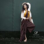 Meenakshi Raveendran Instagram – Kick the pleats of sheer elegance

Mua @makeover_by_mufeee 

Concept and styling @amruthaappu @amal_gop 

Costume @vogue_designer_studio
@zelah.and.i 

Costume assist @apolloblithe

Photo @maplestories__ 
@cathmediastories 
@nithinsundher_photography

Cinematography @the_oceaneyes_studio
@_dytr_