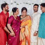 Meera Nandan Instagram – 💕🧿

@lightsoncreations @unnips @styledbysmiji @amaera_jewels @sajithandsujith 

#bigday #family #love #engagement #allheart #positivevibes #instagood #indianbride #allsmiles