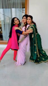 Meghashree Instagram - Ha ha ha 😂 
@meghashree_official @archana.s.gaikwad @bhuvana_official