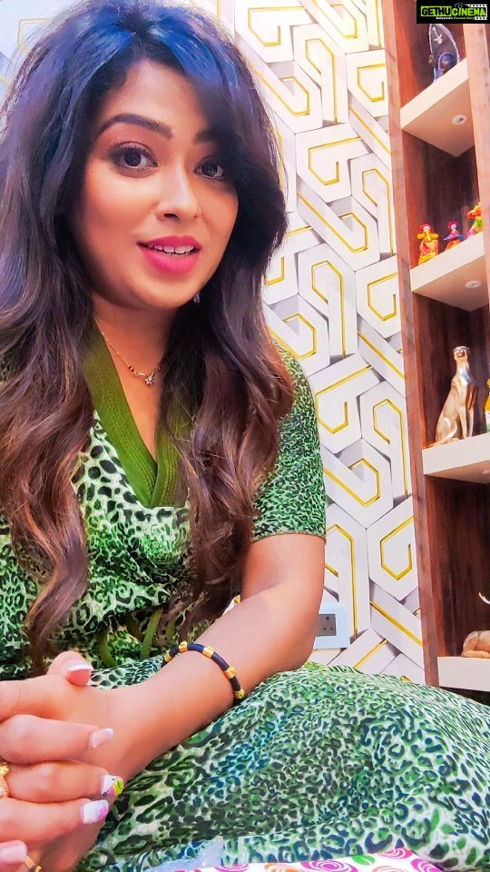 Meghashree Instagram - Thankyou so much for sending this beautiful jewallery @elegance_by_priyanka_