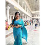 Meghashree Instagram - #blessed🙏 Mantralaya Sri Raghavendra Swamy Matham