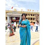 Meghashree Instagram - #blessed🙏 Mantralaya Sri Raghavendra Swamy Matham