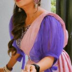 Meghashree Instagram - Go with trending.....💁❤️🧿 . . Outfit:@_rityanusaarh_ Makeup:@meghashree_official Hair:@hair_artist_by_madhushree