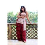 Meghashree Instagram - Good vibes only.....🧿🫶 . . Outfit:@wahaj_creations_ Place:@kudrunest Udupi