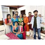 Meghashree Instagram - Punyavathi serial team ♥️ it is like family 🤗 miss you all😔 and I am so lucky to work in this beautiful project ♥️ everyday i learnt a lot in this project and this is the best team ever 🫶 nice working with you all and I love you all so so very much 🧿 and Thankyou so much everyone 🙏 colourful jasthi......😀❤️ . . #punyavathiserialteam♥️ #colourskannada #viralvideos #meghashreegowda #serial #memories . . @chandrakala.mohan.official @bhuvana_official @thebhuvisatya @radha.jai06 @ashoka_ba_official @manoja.official @_thenameisajith @_priyanka_ds @archana.s.gaikwad @vinay